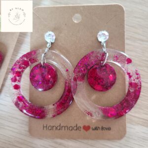 Boucles d'oreilles "Rosy" - modèle 1
