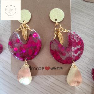 Boucles d'oreilles "Rosy" - modèle 3