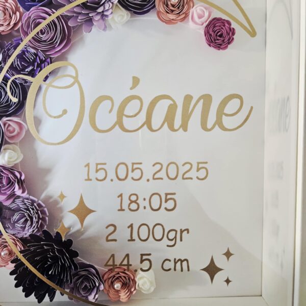 Cadre naissance "Lune"