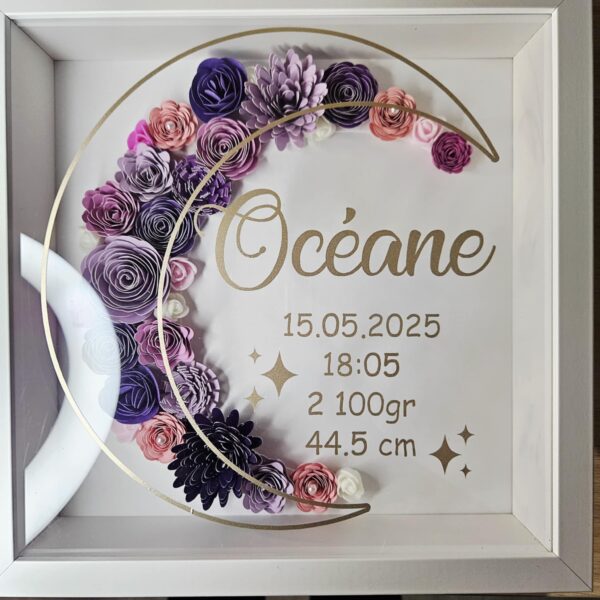 Cadre naissance "Lune"