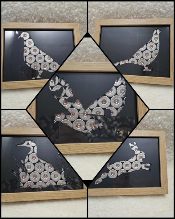 deaec691-ce31-4603-9119-9f0c54bca769 Mini cadres en cartouches de chasse