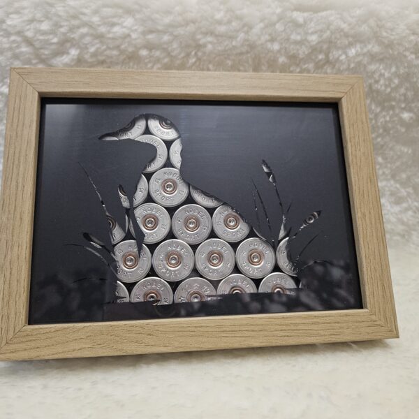 Mini cadre "Canard" - cartouches de chasse