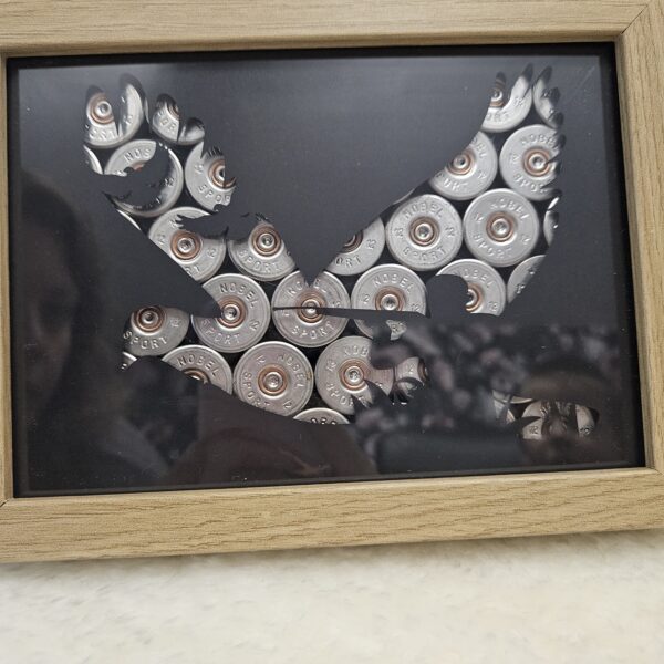 Mini cadre "Tireur & pigeon" - cartouches de chasse