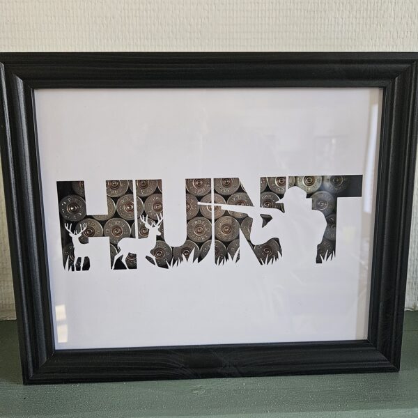 Cadre "HUNT" en cartouches