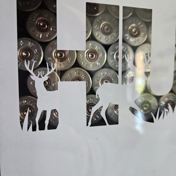 Cadre "HUNT" en cartouches